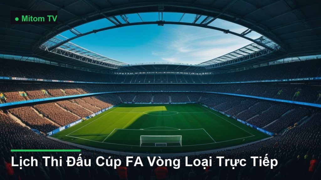 toàn cảnh sân vận động nhìn từ trên cao - Lịch Thi Đấu Cúp FA Vòng Loại Trực Tiếp